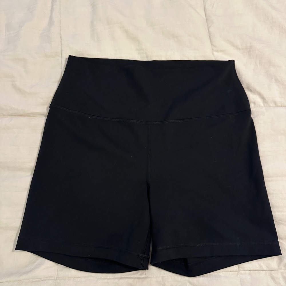 Black Yogalicious Women's High-Waisted Bike Shorts
